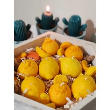 RivelCandle Limon Görünümlü Mum (3 Lü Set)