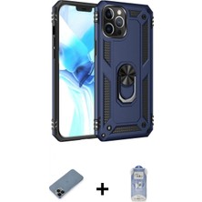 Marsilyan™- iPhone 12 Pro Max Kılıf Ahenk Klasik Koleksiyonu - Siyah Joko Magic 5d Cam + Shine Kamera Lens Koruma Cam - Sh