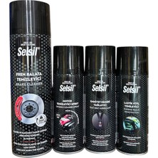 Selsil Fren Balata Temizleyici Motor Temizleyici Lastik Fitil Yenileyici ve Emniyet Kemer Yağlayıcı