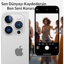 Depo Store 11 Mini / 12 Mini / 12 Kamera Lens Koruyucu, Safir, Kolay Kurulum, Alüminyum Alaşım Çerçeveli 9h Sertliğinde Cam Lens,