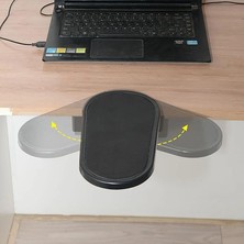 Depo Store Ergonomik Ayarlanabilir Masa Kol Dayanağı ve Döner Mouse Pad Tutucu, Masaya Takılan Bilek ve Ön Kol Destek Aparatı, Ofis ve Ev Kullanımı Için Rahatlatıcı Tasarım | DY-841