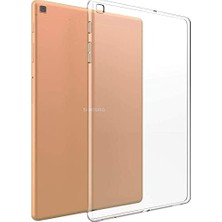 Depo Store Galaxy Tab A7 10.4 T500 T505 T507 ile Uyumlu Kılıf Tablet Hibrit Silikon Şeffaf
