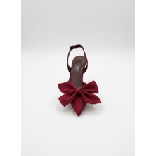 Sister In Love Shoes Lola Fiyonk Detaylı Saten Topuklu Ayakkabı