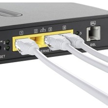 Depo Store Powermaster Cat6 Utp Ethernet Ağ Kablosu Yüksek Hızlı Lan Internet Kablosu | Router, Modem, Pc, Oyun Konsolu, Ps4, Ps5, Laptop ve Ağ Cihazları Için Dayanıklı (5 Metre)