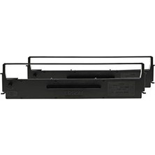 Depo Store Epson C13S015614 LX300 Yazıcı Renk Şeridi-2 Pack, Siyah/naylon