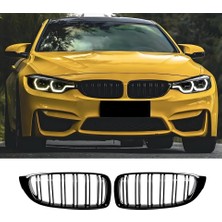 X Power Tuning Bmw 4.seri F36 Grand Coupe M4 Parlak Siyah Böbrek-Panjur