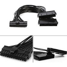 Depo Store 5145 24 Pin Atx Dual Psu Çoklayıcı Adaptör Anakart Mining Kablosu