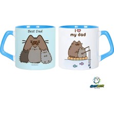 Ghostbastır Design Babalar Günü Pusheen Kupa Bardak | Tek Adet 0635