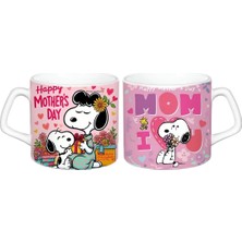 Ghostbastır Design Anneler Günü Snoopy Kupa Bardak | Tek Adet 024