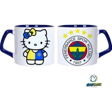 Ghostbastır Design Fenerbahçe Hello Kitty Kupa Bardak | Tek Adet 0692