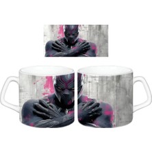 Ghostbastır Design Black Panther Kupa Bardak | Tek Adet 071