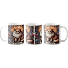 Ghostbastır Design Yengeç Burcu Kupa Bardak | Tek Adet K0139