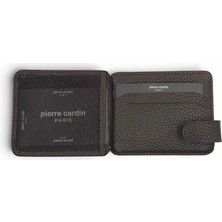 Pierre Cardin Unisex Erkek Kadın %100 Hakiki Deri Kartlık - Kimlik Kartlık Kemerli - Erkek Kadın Deri Aksesuar Hediye - PC-0510