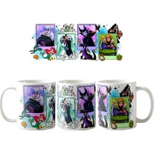 Ghostbastır Design Disney Kötü Karakterler Kupa Bardak | Tek Adet K022