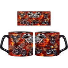 Ghostbastır Design Harley Davidson Kupa Bardak | Tek Adet 0198