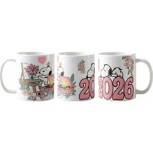 Ghostbastır Design Snoopy Kupa Bardak | Tek Adet K0117