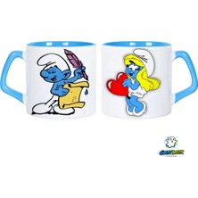 Ghostbastır Design Şirinler Kupa Bardak | Tek Adet 0727