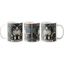 Ghostbastır Design Oğlak Burcu Kupa Bardak | Tek Adet K092
