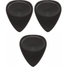 LongMoon M07BK-3 Siyah Gitar Penası ( 3 Adet ) 0.70 mm Mediator