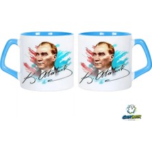 Ghostbastır Design Atatürk Kupa Bardak | Tek Adet 0626