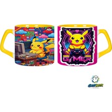 Ghostbastır Design Pikachu Kupa Bardak | Tek Adet 0679