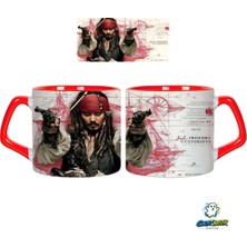 Ghostbastır Design Jack Sparrow Kupa Bardak | Tek Adet 0578