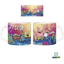 Ghostbastır Design Sünger Bob Kupa Bardak | Tek Adet 0602