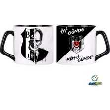 Ghostbastır Design Beşiktaş Atatürk Kupa Bardak | Tek Adet 0666