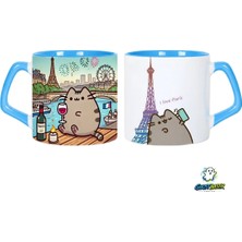 Ghostbastır Design Pusheen Pariste Kupa Bardak | Tek Adet 0685
