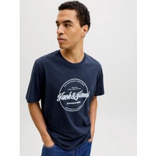 Jack & Jones Jjedover Denım Tee Ss O-Neck Sn