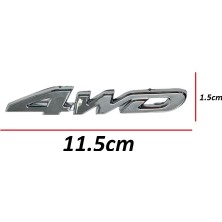 Universal Toyota Rav4  Bagaj 4WD Amblemi 2019-2024