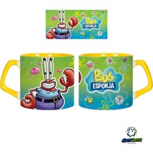 Ghostbastır Design Sünger Bob Kupa Bardak | Tek Adet 0603