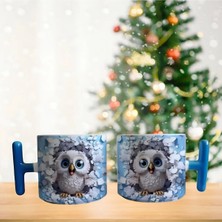 Ghostbastır Design Baykuş Kupa Bardak | Tek Adet 055