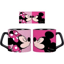 Ghostbastır Design Mickey ve Minnie Kupa Bardak | Tek Adet 0325
