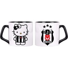 Ghostbastır Design Beşiktaş Hello Kitty Kupa Bardak | Tek Adet 0254