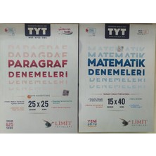 Eser Limit Yayınları Tyt 15'li Matematik Denemeleri+Tyt 25'li Paragraf  Denemeleri