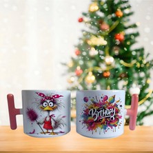 Ghostbastır Design Doğum Günü Ördekli Kupa Bardak | Tek Adet 0127