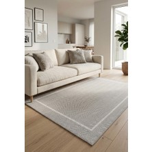 Çerkez Halı Lüx Siena Collection Jüt Sisal Bordürlü Hasır Halı-Kilim 102
