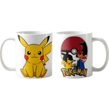 Ghostbastır Design Pokemon Pikachu Kupa Bardak | Tek Adet K0101