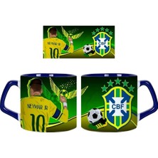Ghostbastır Design Brezilya Neymar Jr. Kupa Bardak | Tek Adet 093