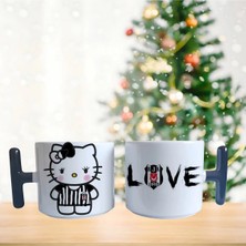 Ghostbastır Design Beşiktaş Hello Kitty Kupa Bardak | Tek Adet 0253