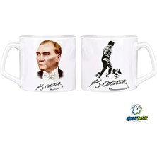 Ghostbastır Design Atatürk Kupa Bardak | Tek Adet 0622