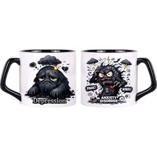 Ghostbastır Design Depresyon Kupa Bardak | Tek Adet 0119