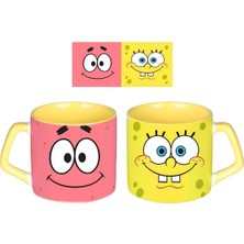 Ghostbastır Design Sünger Bob ve Patrick Kupa Bardak | Tek Adet 0468