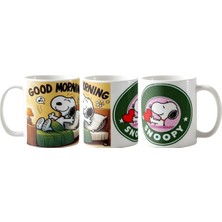Ghostbastır Design Snoopy Kupa Bardak | Tek Adet K0116