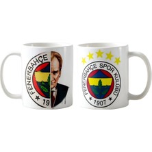 Ghostbastır Design Fenerbahçe Atatürk Kupa Bardak | Tek Adet K0109