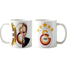 Ghostbastır Design Galatasaray Atatürk Kupa Bardak | Tek Adet K047