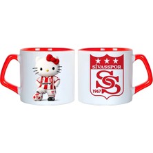 Ghostbastır Design Sivasspor Hello Kitty Kupa Bardak | Tek Adet 0427