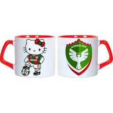 Ghostbastır Design Amedspor Hello Kitty Kupa Bardak | Tek Adet 014