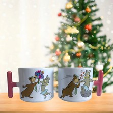 Ghostbastır Design Ayı Yogi Kupa Bardak | Tek Adet 038